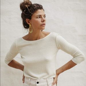 Ozma NWT Raw silk boil Ballet Top XS in Tea